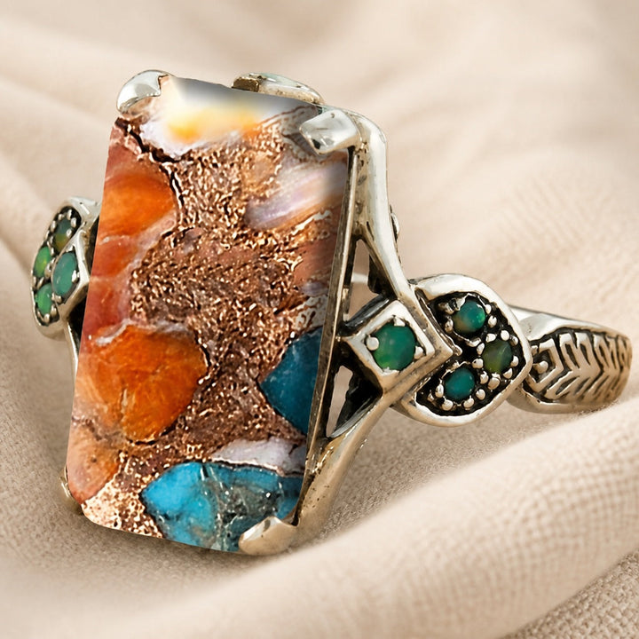 Bohemian Vintage Stone Ring