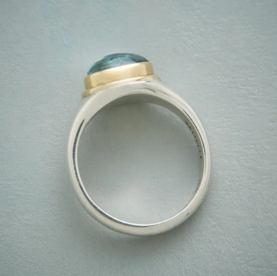 Green Diamond Ring